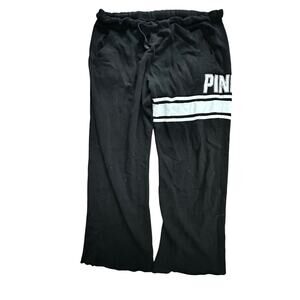 Victoria's Secret PINK x Womens Wide Leg Sweat Athleisure Pants Size Large